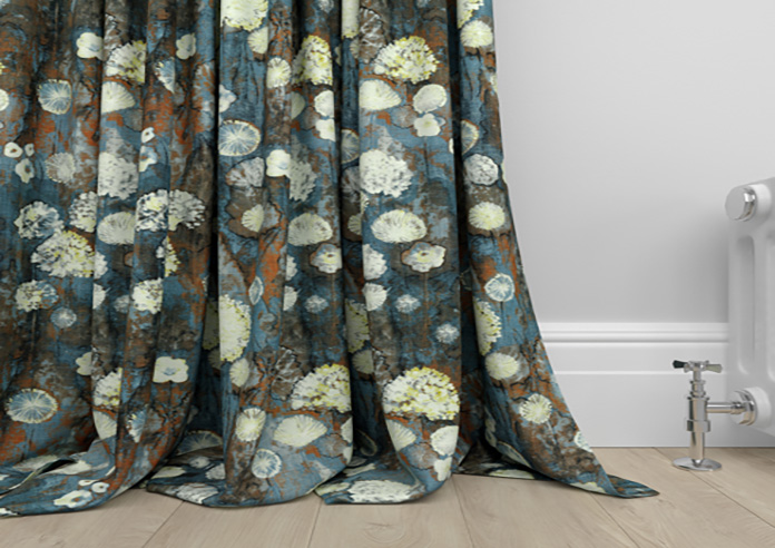 Burdock, Petrol - Made to Measure Curtains - Image 6